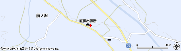 秋田県由利本荘市鳥海町中直根（川端）周辺の地図