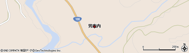 秋田県由利本荘市鳥海町小川男鹿内周辺の地図
