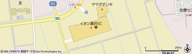 福麦亭 湯沢店周辺の地図