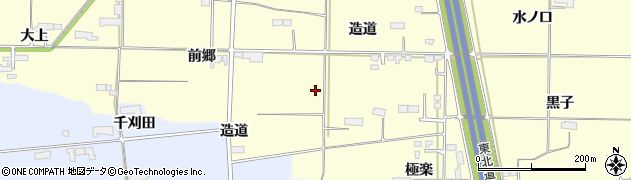岩手県奥州市水沢（造道）周辺の地図