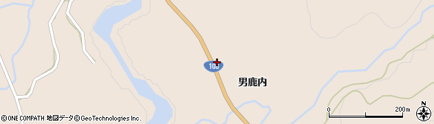 秋田県由利本荘市鳥海町小川男鹿内74周辺の地図