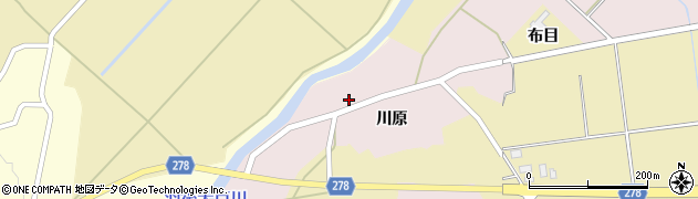 秋田県湯沢市山田川原73周辺の地図