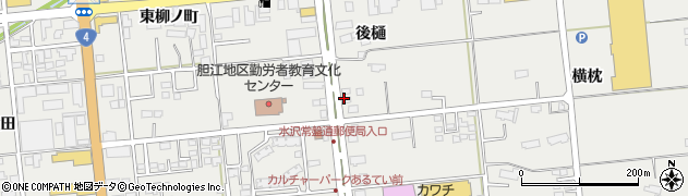 カメイ株式会社水沢営業所周辺の地図