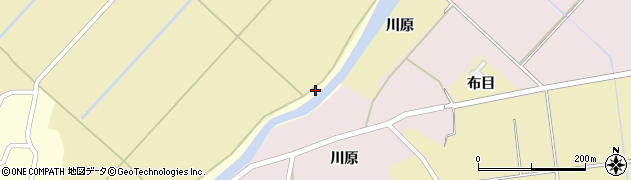 秋田県湯沢市松岡（川原田）周辺の地図