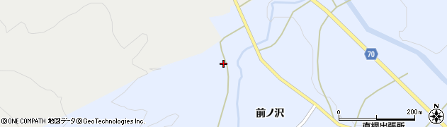 秋田県由利本荘市鳥海町中直根（舘ノ沢）周辺の地図