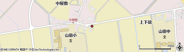 羽後山田郵便局 ＡＴＭ周辺の地図