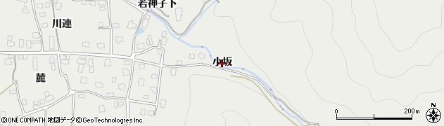 秋田県湯沢市川連町（小坂）周辺の地図