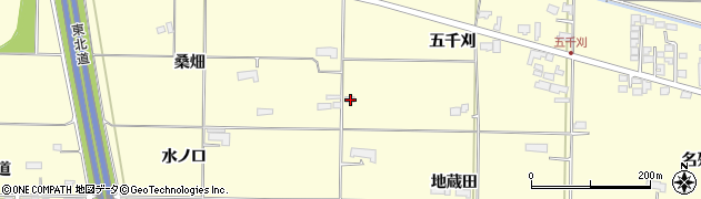 岩手県奥州市水沢地蔵田1周辺の地図