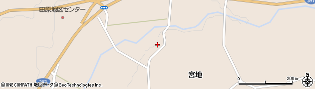 岩手県奥州市江刺田原沢田前43周辺の地図