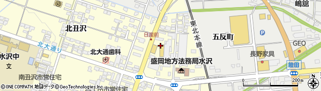 株式会社水沢日産周辺の地図
