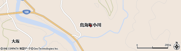 秋田県由利本荘市鳥海町小川周辺の地図