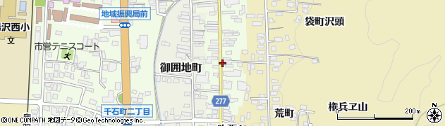 秋田県湯沢市吹張周辺の地図