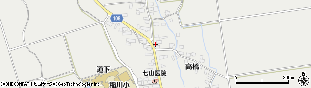 秋田県湯沢市川連町（野村）周辺の地図