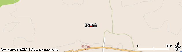岩手県奥州市江刺田原沢田前周辺の地図