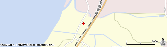 秋田県にかほ市象潟町川袋（川崎）周辺の地図