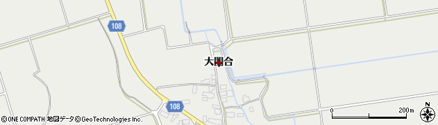 秋田県湯沢市川連町（大関合）周辺の地図