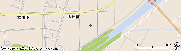 岩手県奥州市江刺田原大日前周辺の地図