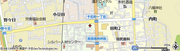 セブンイレブン湯沢千石町１丁目店周辺の地図