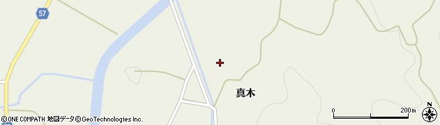 秋田県雄勝郡羽後町中仙道水尻3周辺の地図