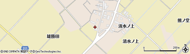 秋田県湯沢市深堀門ノ目周辺の地図