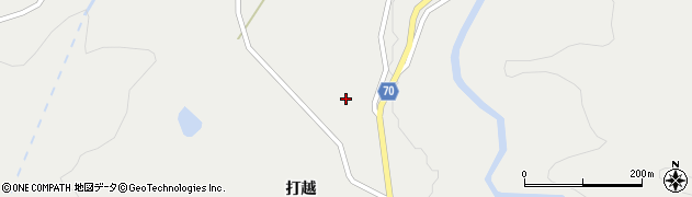 秋田県由利本荘市鳥海町下直根周辺の地図
