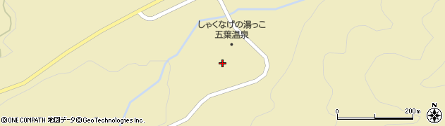 岩手県大船渡市日頃市町（赤坂西風山）周辺の地図
