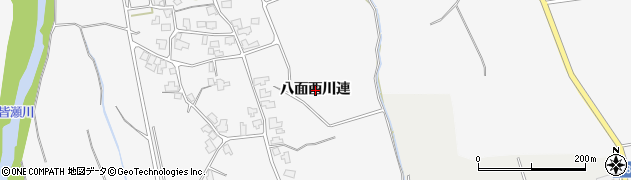 秋田県湯沢市駒形町（八面西川連）周辺の地図