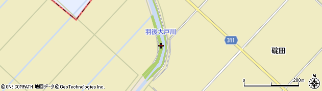 秋田県湯沢市深堀向鍬柄周辺の地図