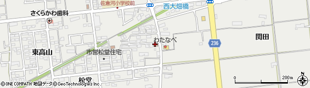 佐倉河郵便局 ＡＴＭ周辺の地図