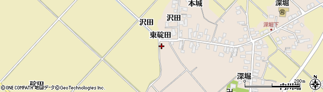 秋田県湯沢市深堀石神周辺の地図
