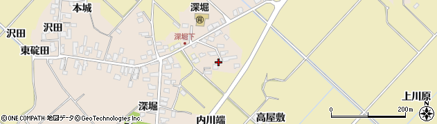 秋田県湯沢市深堀高屋敷89周辺の地図