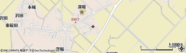 秋田県湯沢市深堀高屋敷92周辺の地図