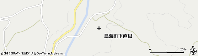 秋田県由利本荘市鳥海町下直根（石高）周辺の地図