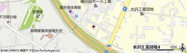 株式会社ＫＣＭＪ水沢工場周辺の地図