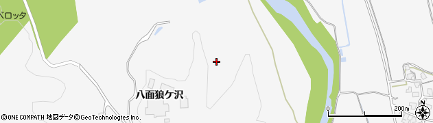 秋田県湯沢市駒形町（八面笹森）周辺の地図