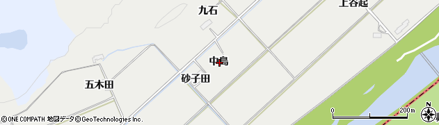 岩手県胆沢郡金ケ崎町永栄中島周辺の地図