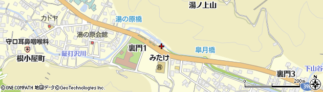湯沢湯ノ原簡易郵便局周辺の地図