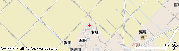秋田県湯沢市深堀本城9周辺の地図