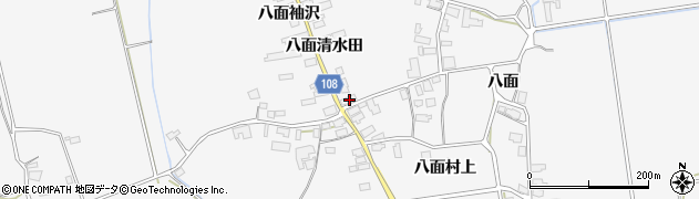 秋田県湯沢市駒形町八面清水田37周辺の地図