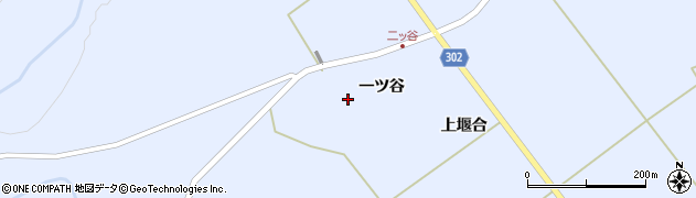 岩手県金ケ崎町（胆沢郡）永沢（一ツ谷）周辺の地図