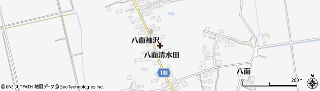 秋田県湯沢市駒形町八面清水田28周辺の地図