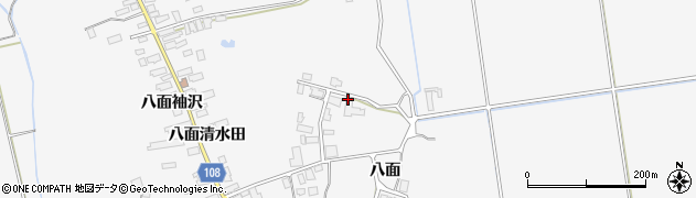 城下庵周辺の地図