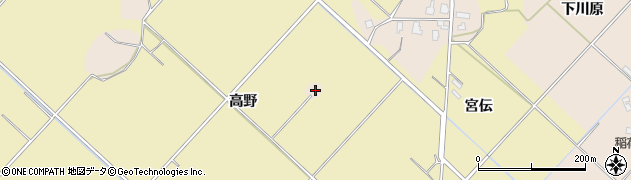 秋田県湯沢市深堀（高野）周辺の地図