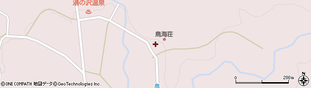 秋田県由利本荘市鳥海町猿倉湯ノ沢103周辺の地図