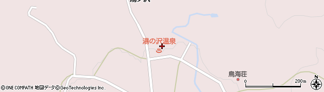 湯の沢温泉真坂旅館周辺の地図