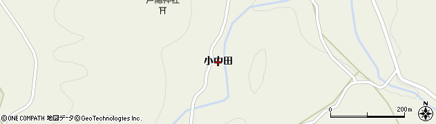 岩手県奥州市江刺伊手（小中田）周辺の地図