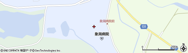 秋田県にかほ市象潟町小滝（麻針堰）周辺の地図