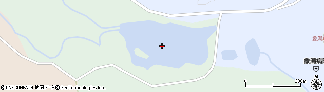 栗山池周辺の地図