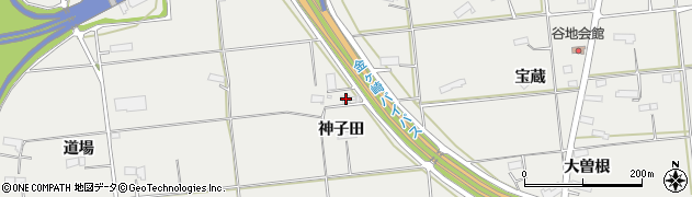 岩手県奥州市水沢佐倉河神子田周辺の地図