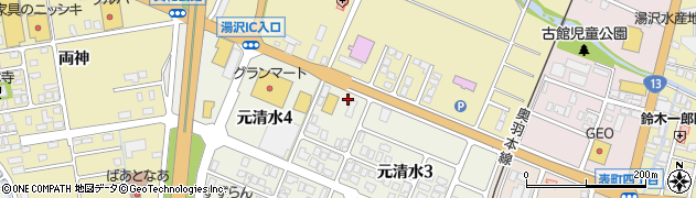 有限会社レンタカーこまち　湯沢インター店周辺の地図